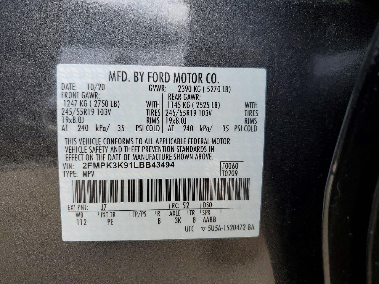 2020 Ford Edge Titanium