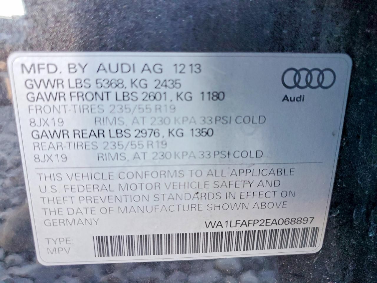 2014 Audi Q5 Premium Plus