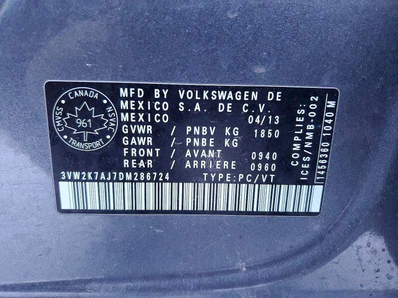 2013 Volkswagen Jetta Base