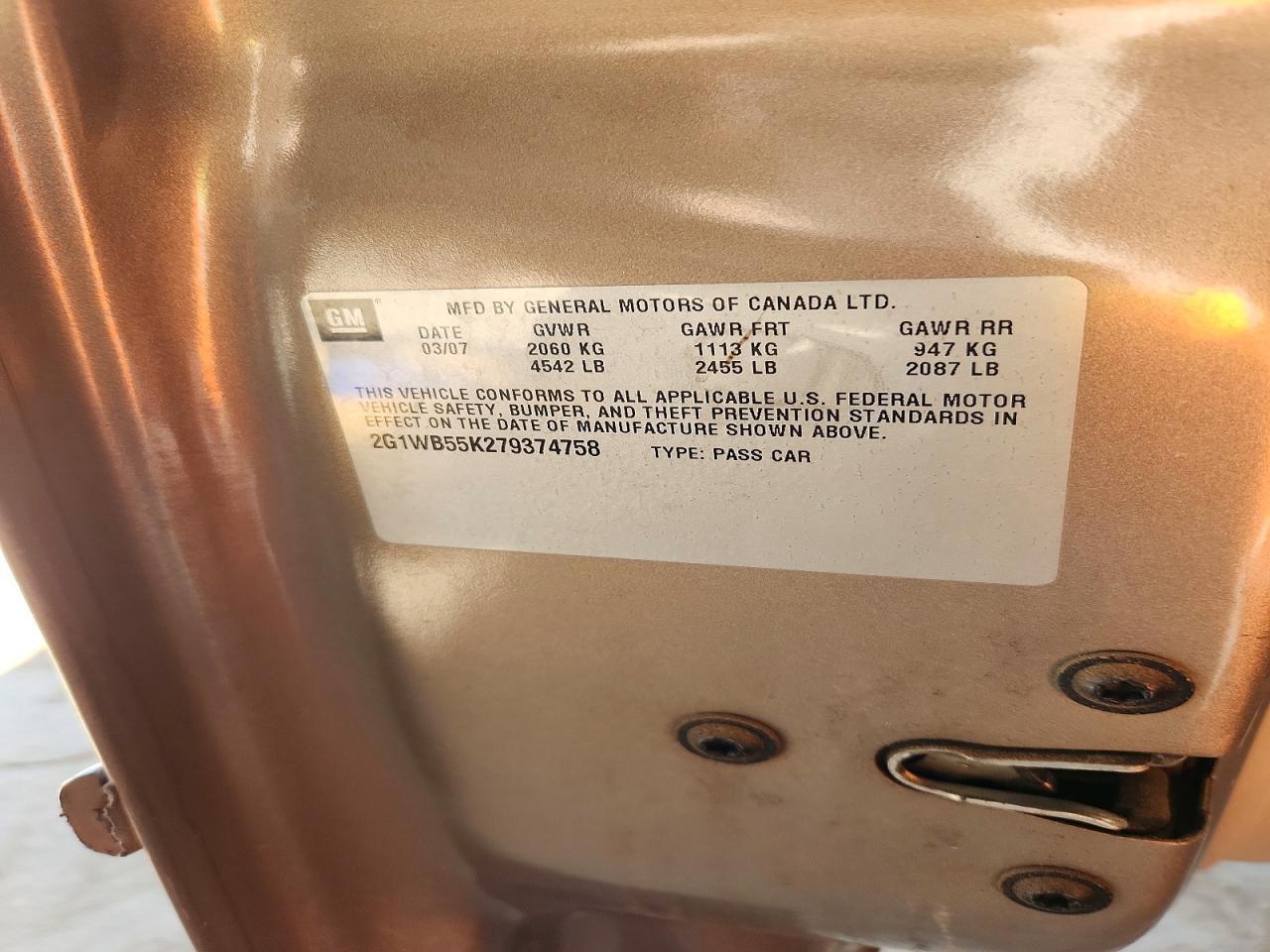 2007 Chevrolet Impala ls