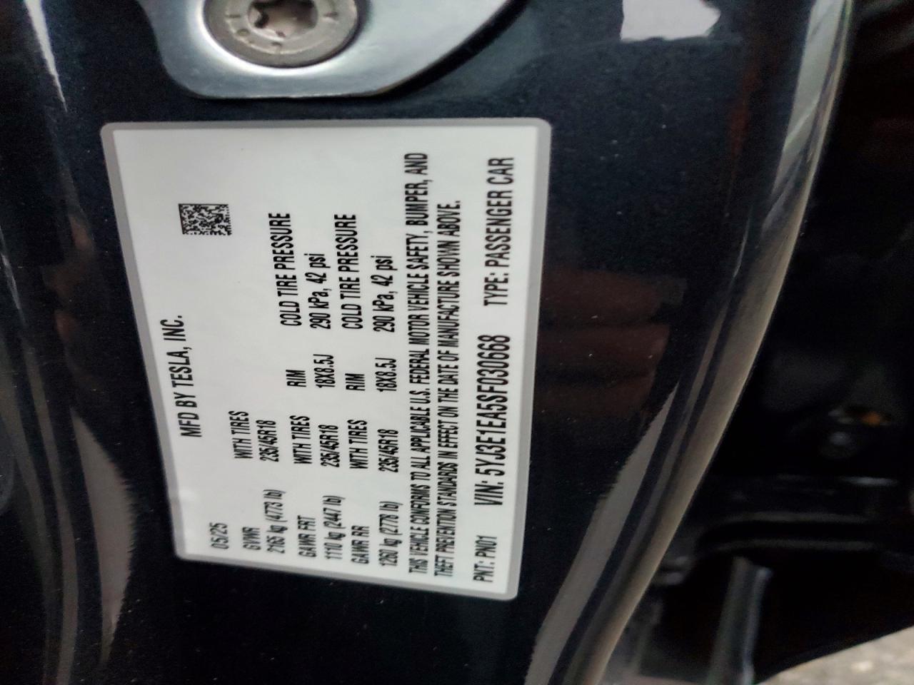 2025 Tesla Model 3