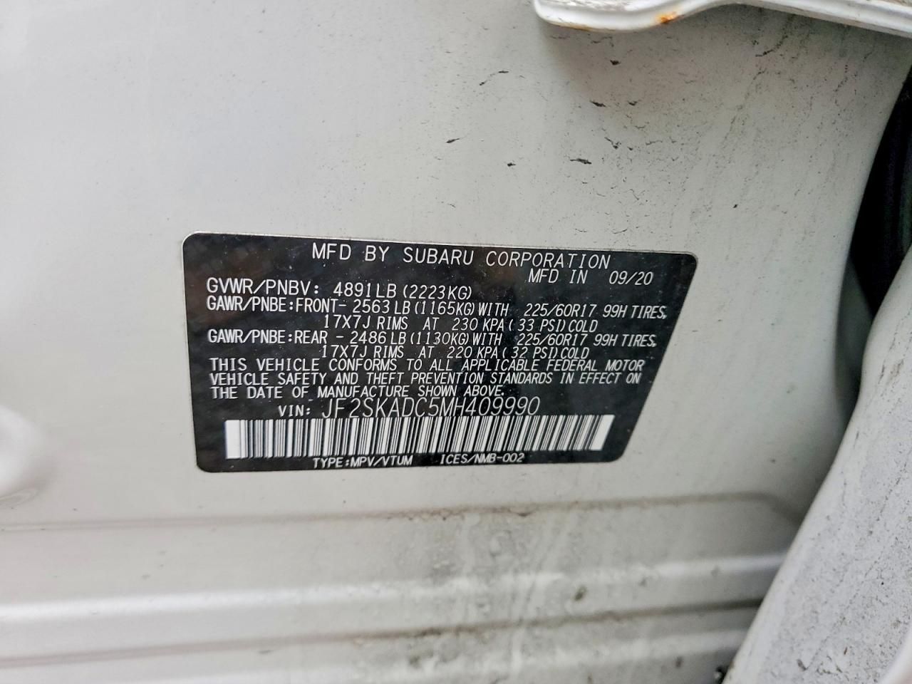 2021 Subaru Forester