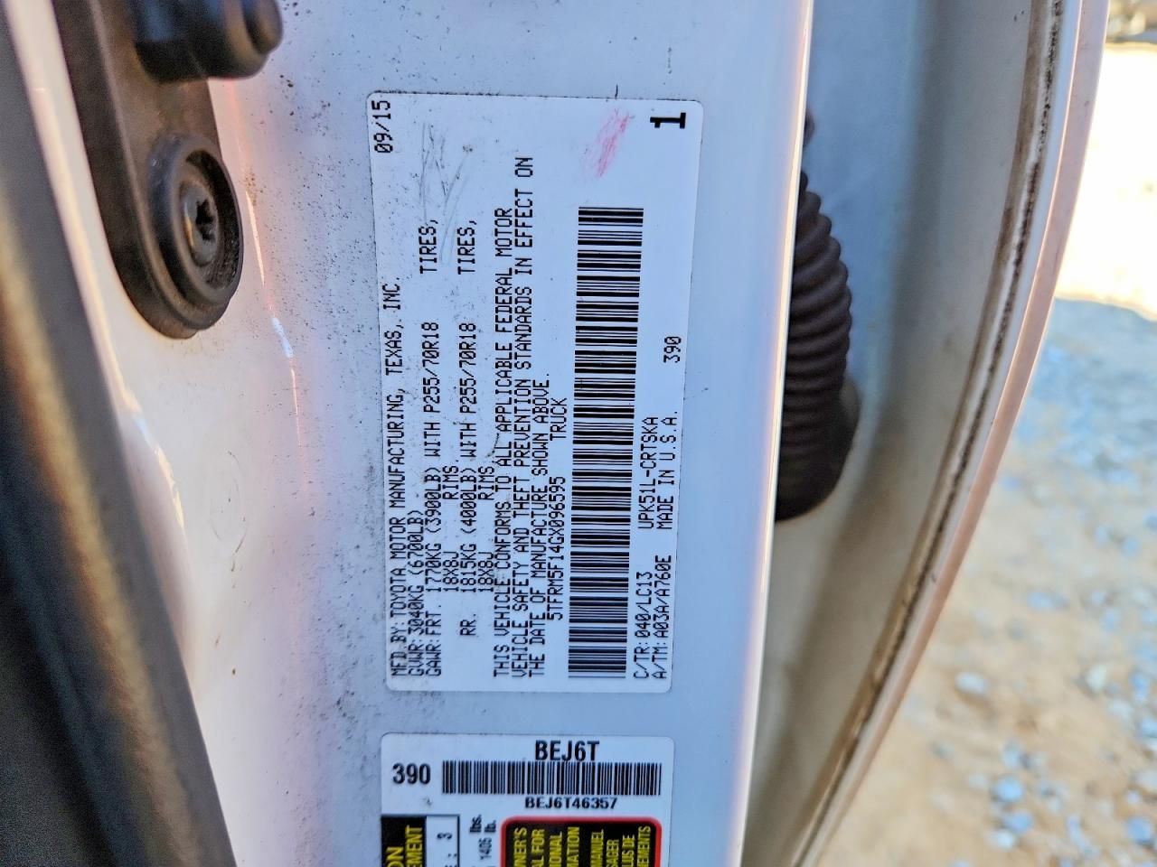 2016 Toyota Tundra Double Cab SR