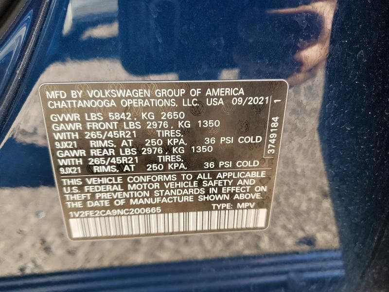 2022 Volkswagen Atlas Cross Sport sel Premium R-line