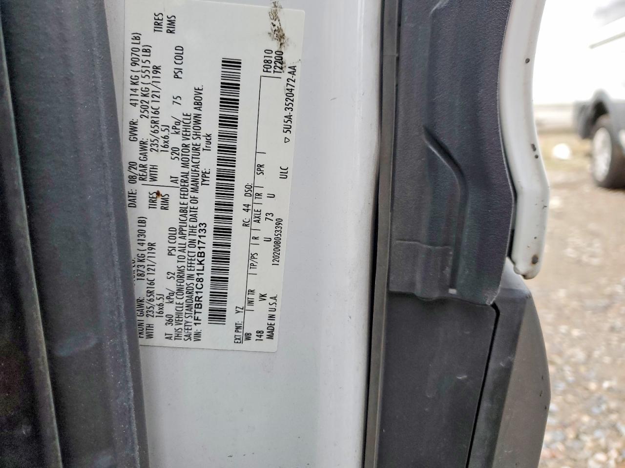 2020 Ford T-250 Transit CG VN
