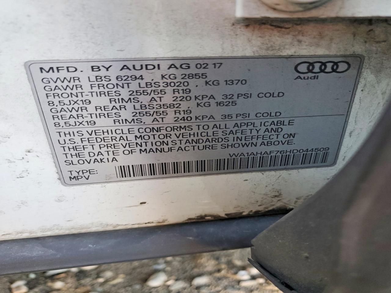 2017 Audi Q7 Premium