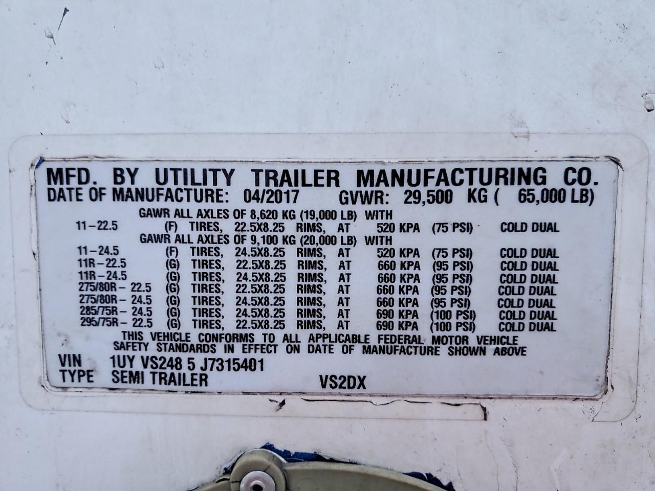 2018 Utility Trailer
