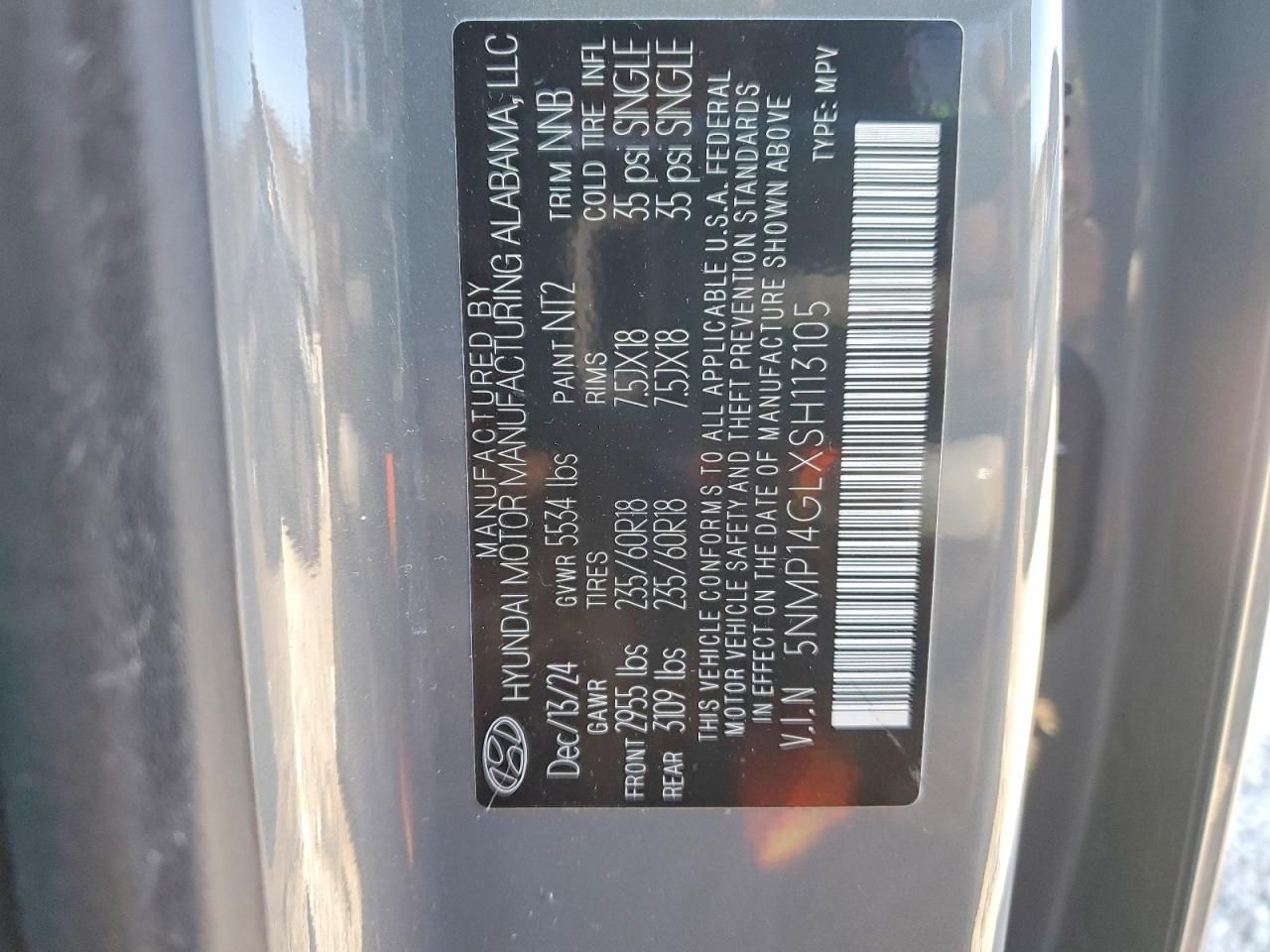 2025 Hyundai Santa fe se