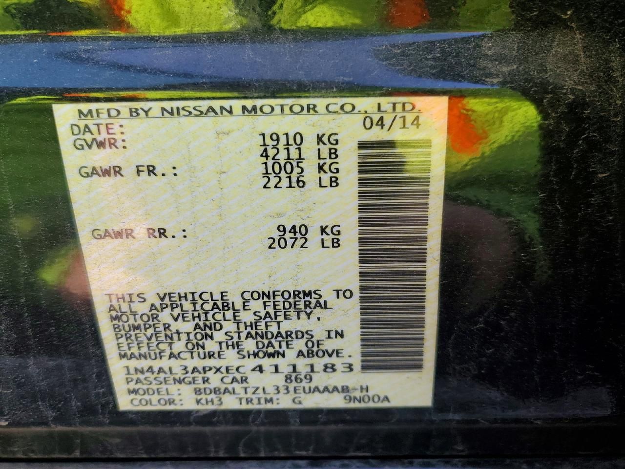 2014 Nissan Altima 2.5