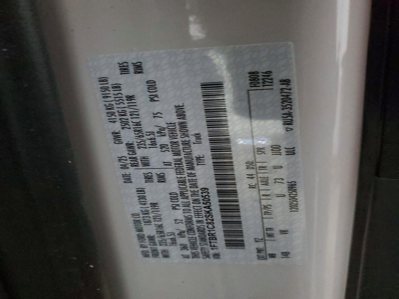 2025 Ford Transit 250 Delivery Van