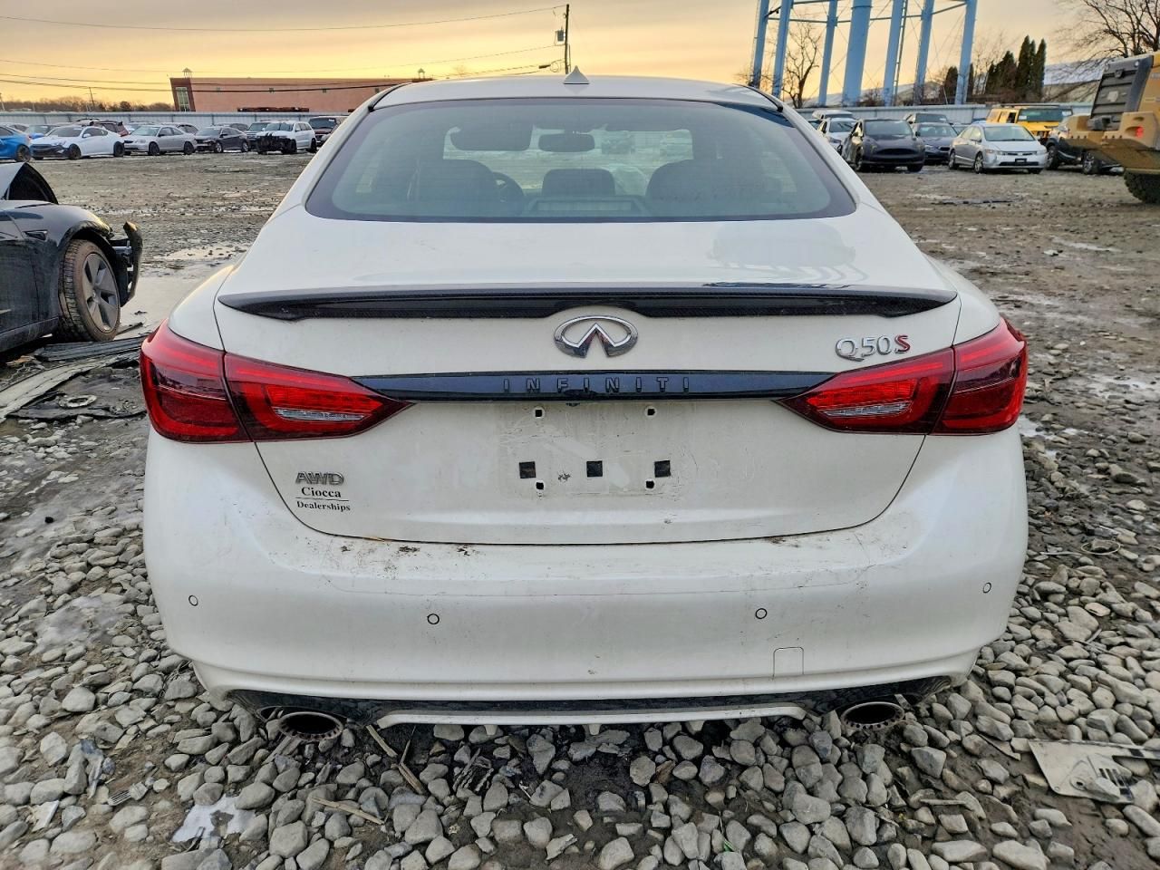 2023 Infiniti Q50 red Sport 400