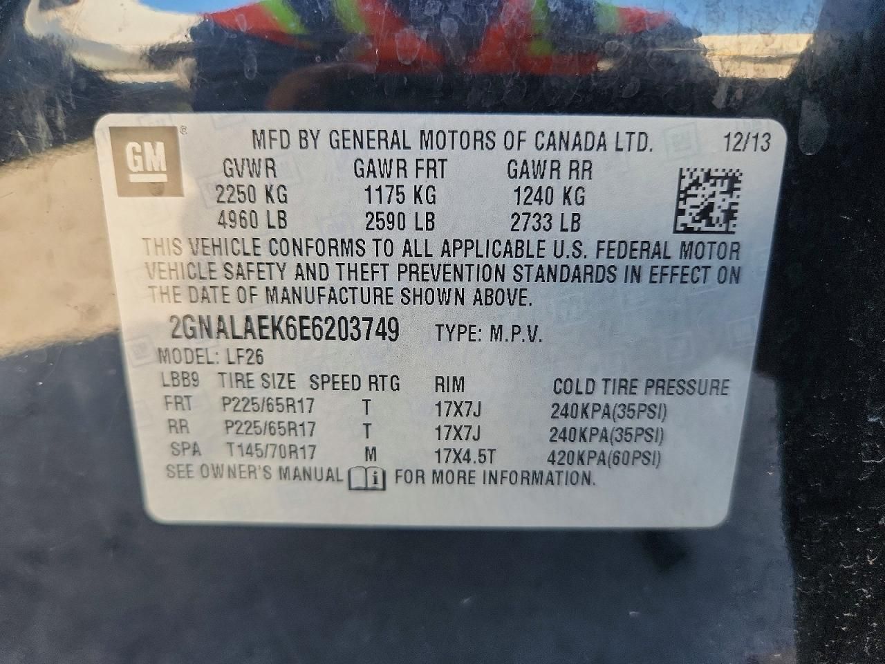 2014 Chevrolet Equinox ls