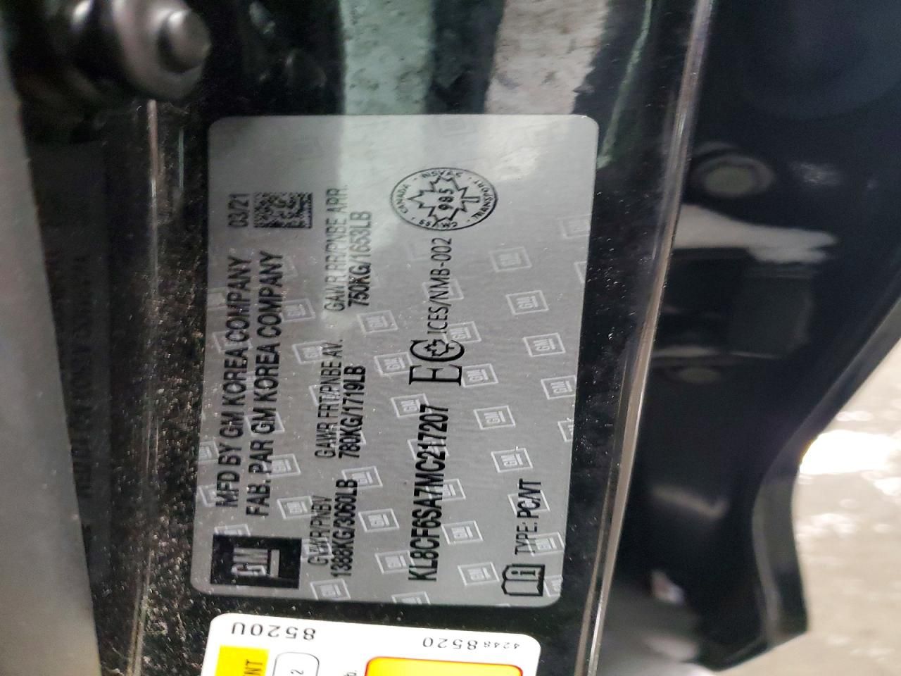 2021 Chevrolet Spark 2LT