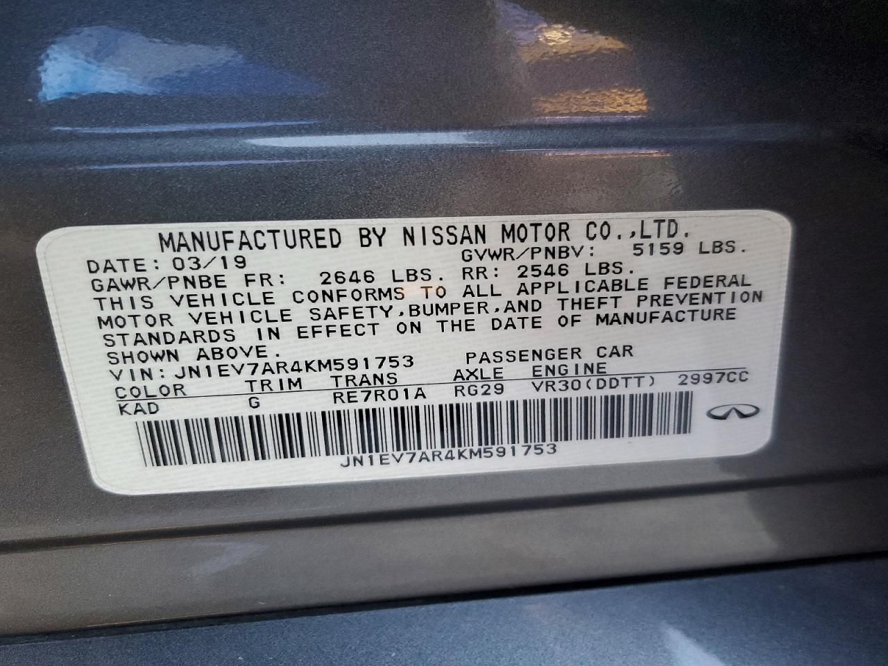 2019 Infiniti Q50 Luxe