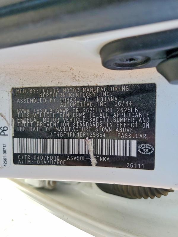 2014 Toyota Camry l