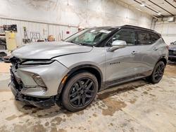 Salvage cars for sale from Copart Milwaukee, WI: 2023 Chevrolet Blazer rs