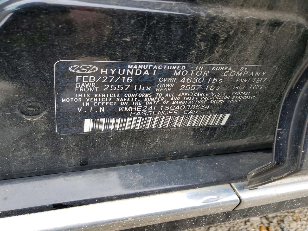 2016 Hyundai Sonata Hybrid