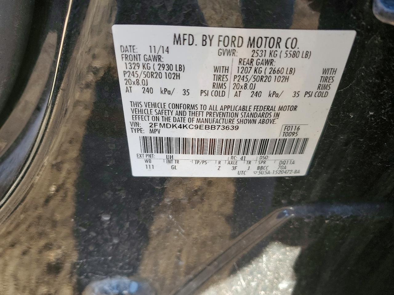 2014 Ford Edge Limited