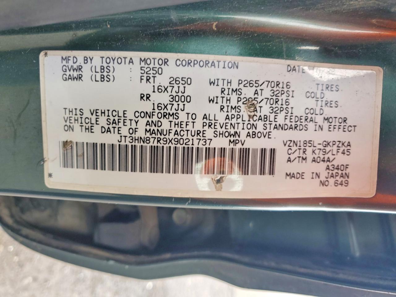 1999 Toyota 4runner Limited