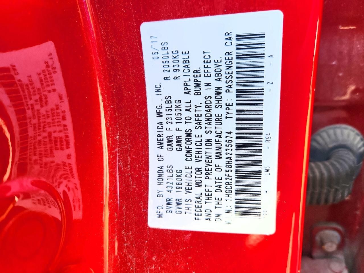 2017 Honda Accord Sport