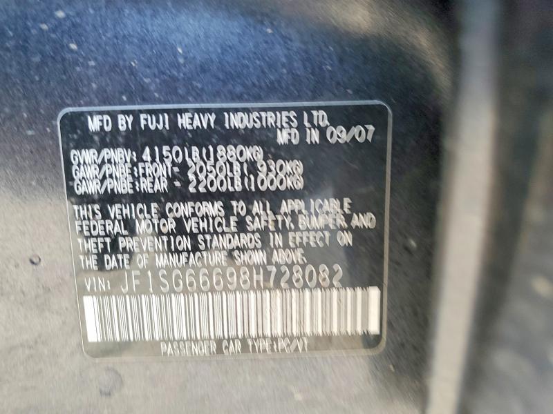 2008 Subaru Forester Sports 2.5x