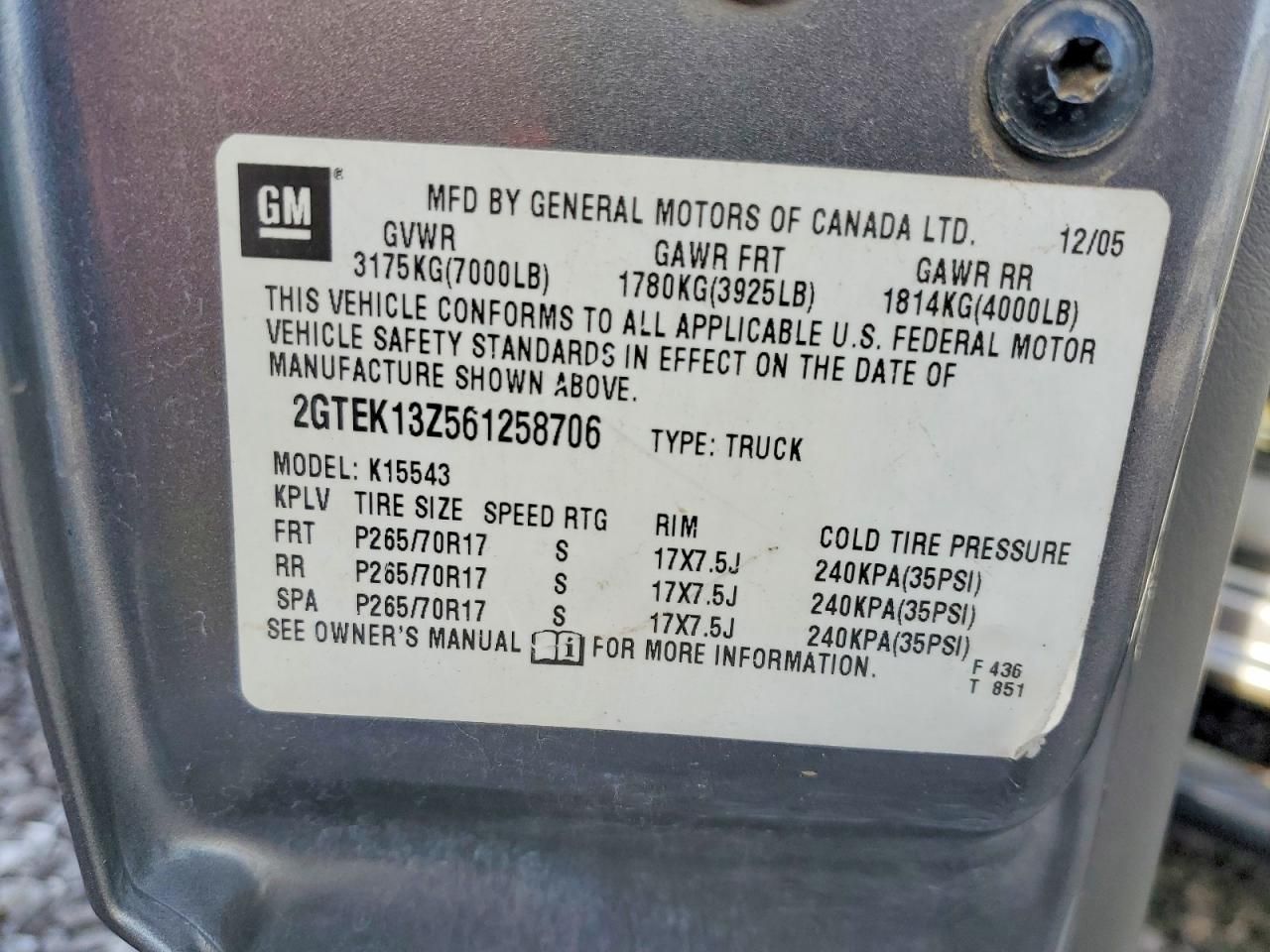 2006 GMC New Sierra K1500