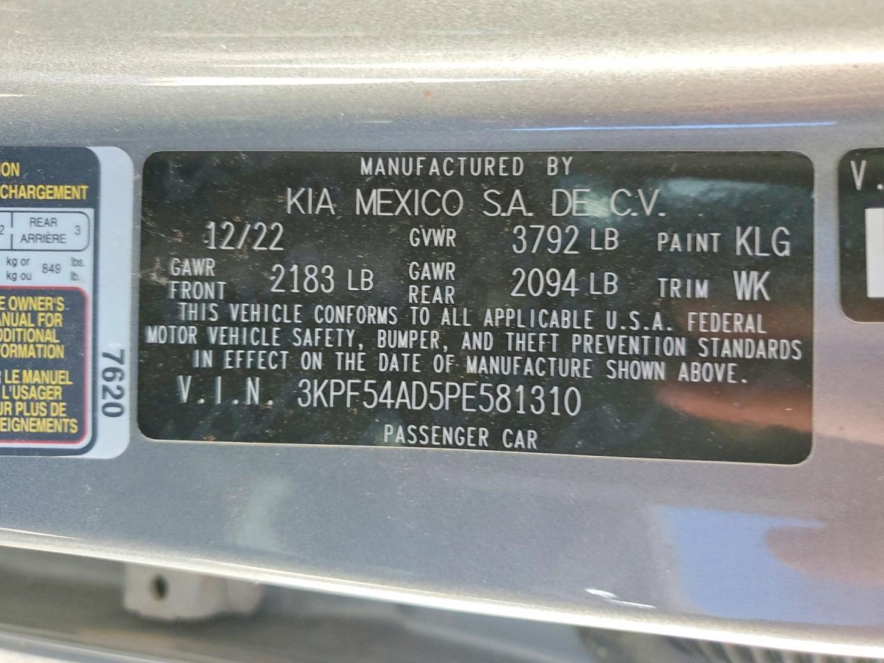 2023 KIA Forte gt Line