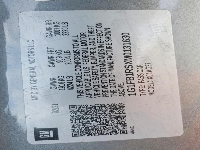 2021 Chevrolet Camaro ls