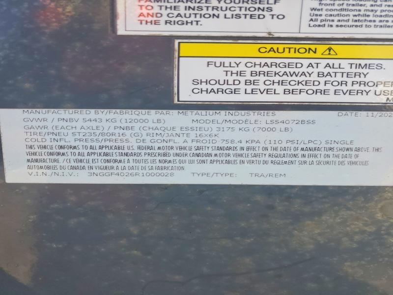 2024 Metalium Industries Flatbed Trailer