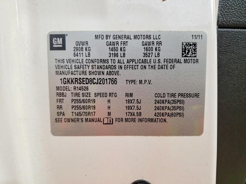 2012 GMC Acadia Slt-2