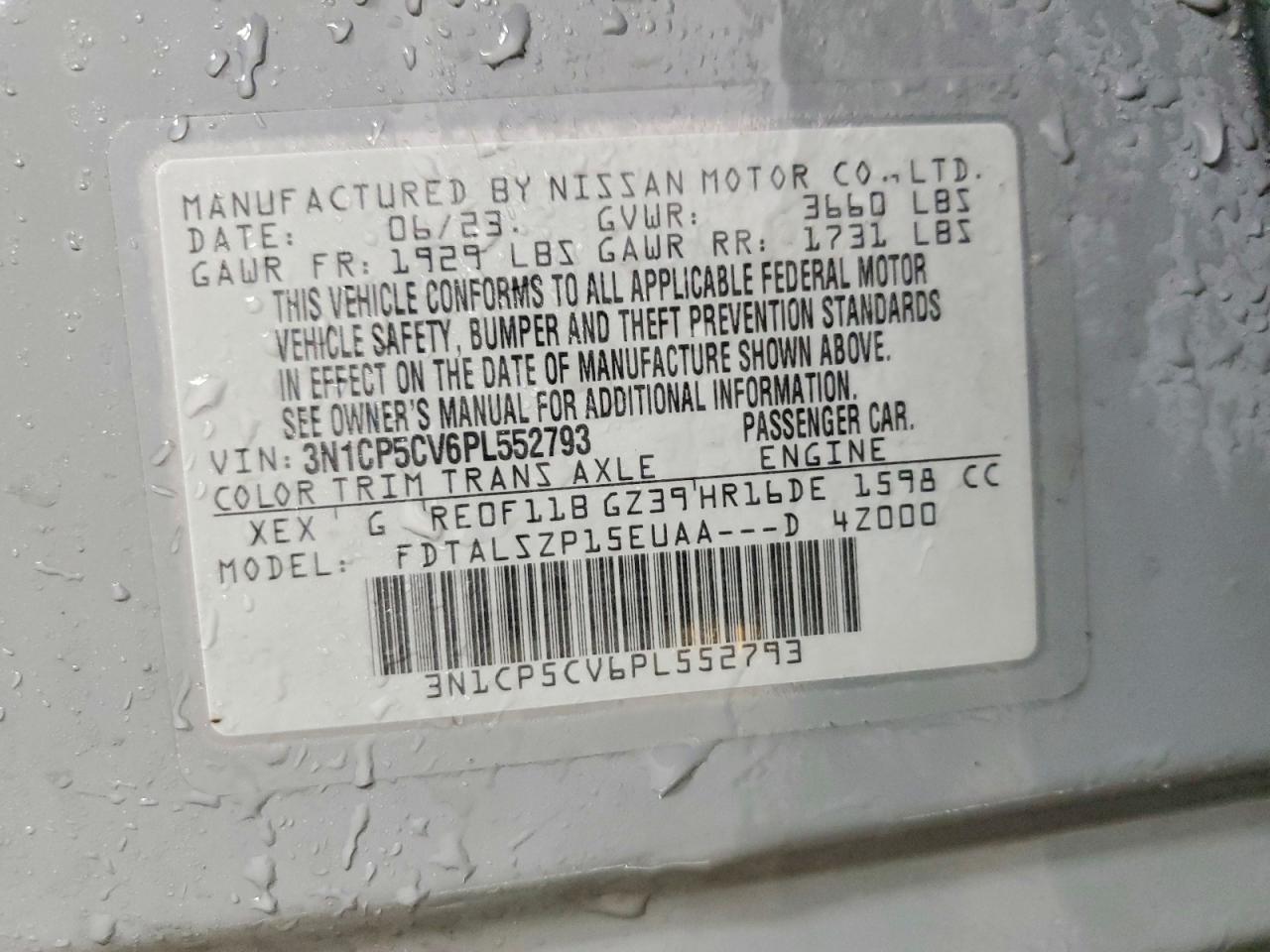 2023 Nissan Kicks sv