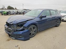 Honda salvage cars for sale: 2017 Honda Accord Sport