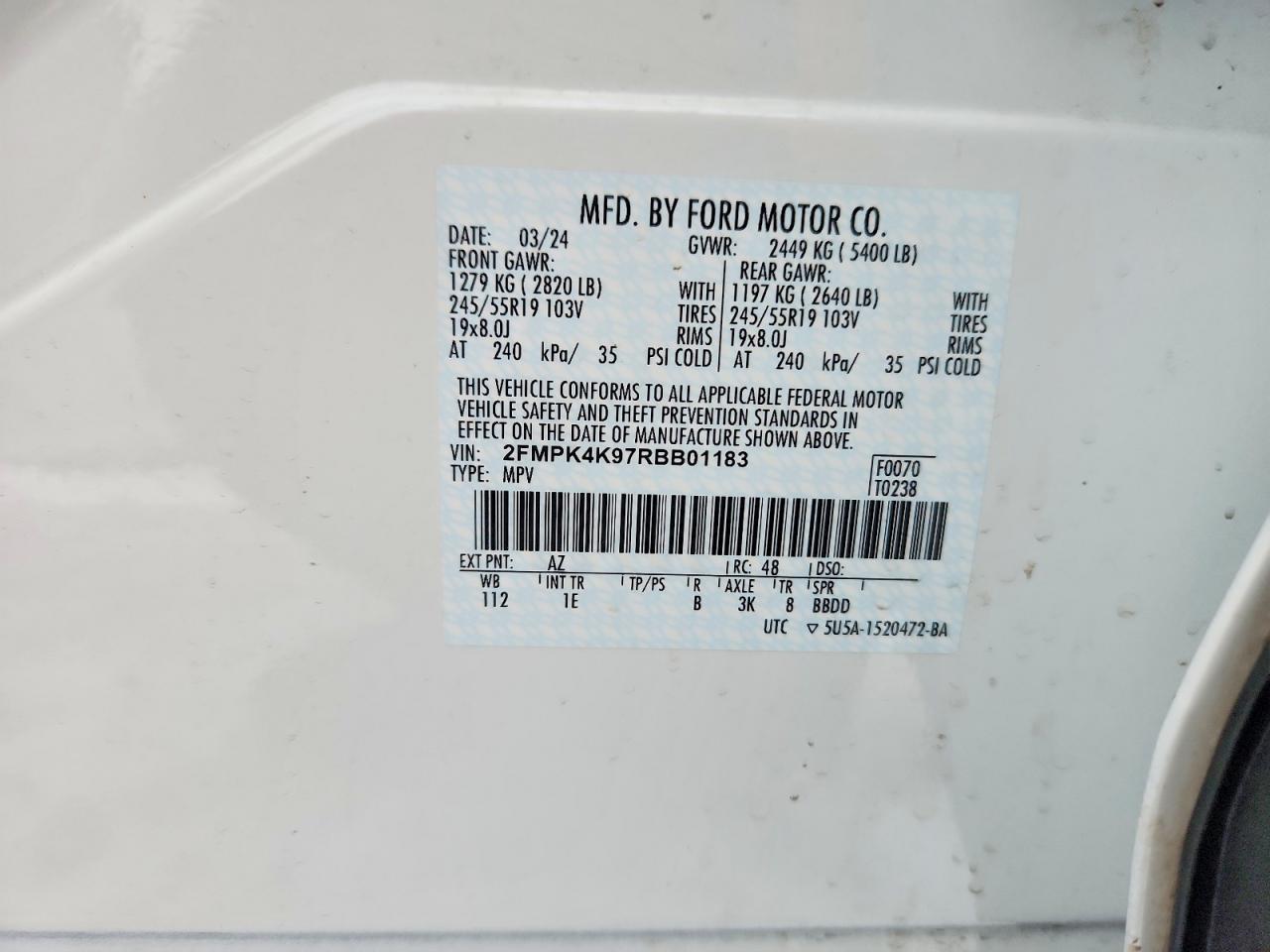 2024 Ford Edge Titanium
