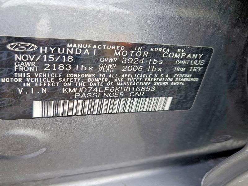 2019 Hyundai Elantra se