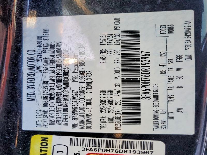 2013 Ford Fusion se