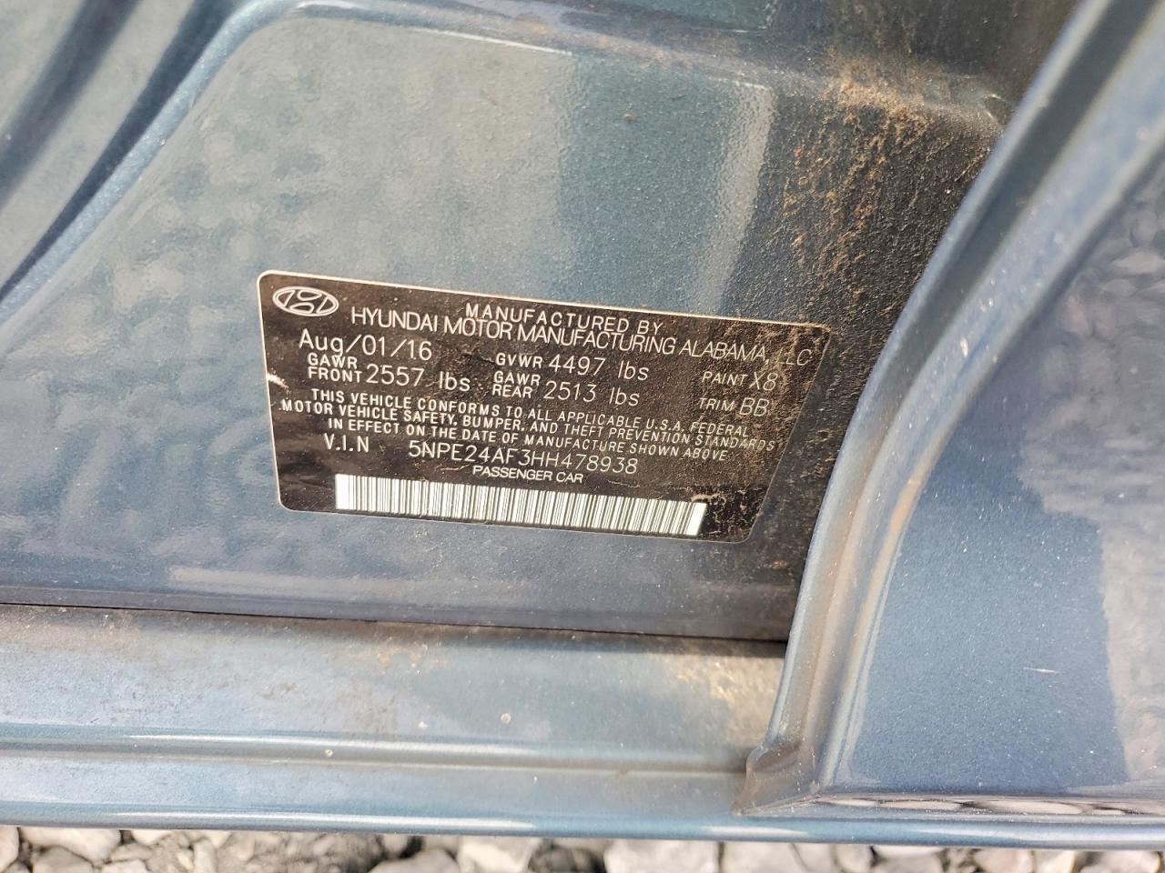 2017 Hyundai Sonata se