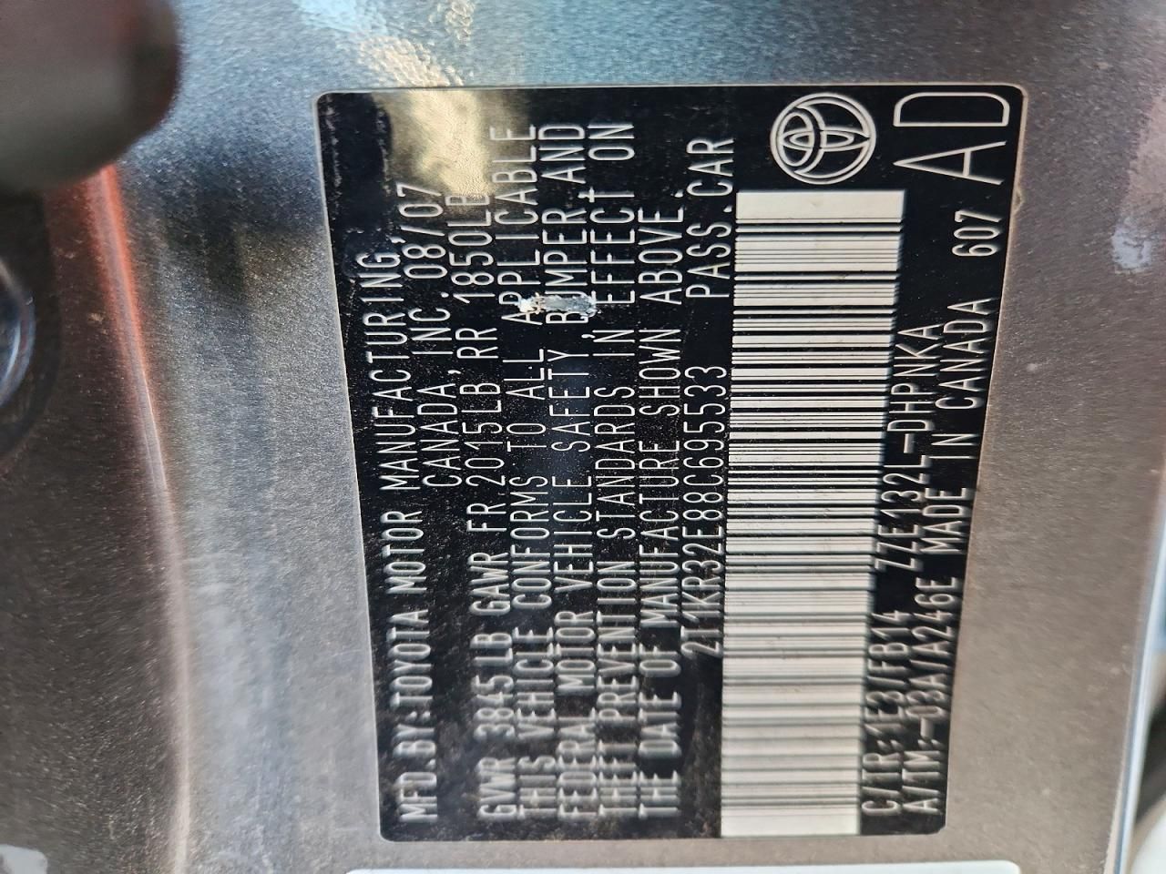 2008 Toyota Corolla Matrix xr