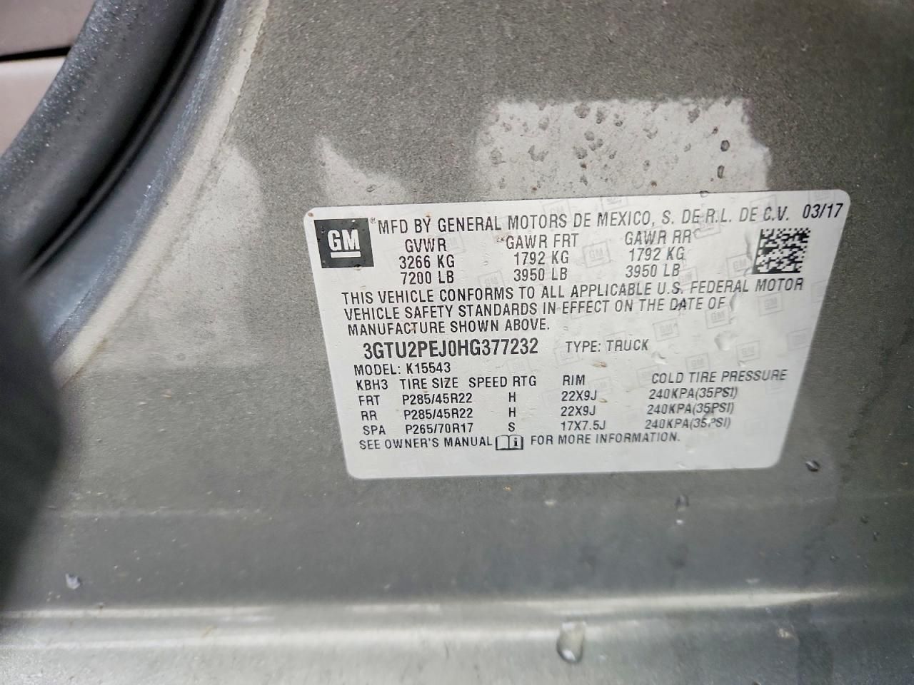 2017 GMC Sierra K1500 Denali