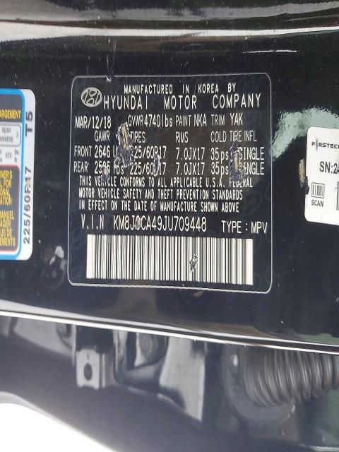 2018 Hyundai Tucson sel