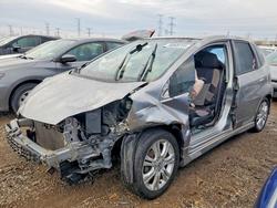 Salvage cars for sale from Copart Elgin, IL: 2010 Honda Fit Sport