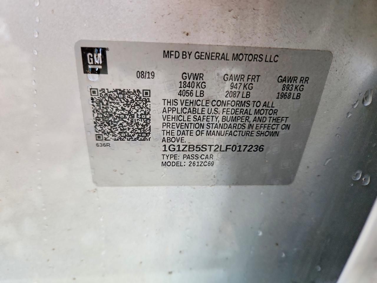 2020 Chevrolet Malibu ls