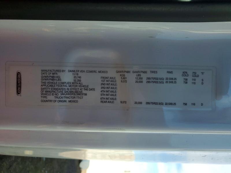 2020 Freightliner Cascadia 126 Semi Truck