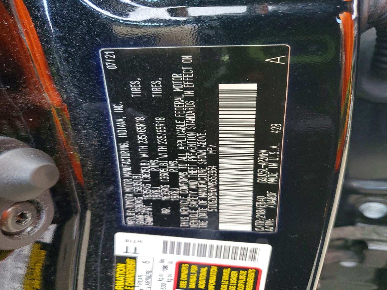 2021 Toyota Highlander xle