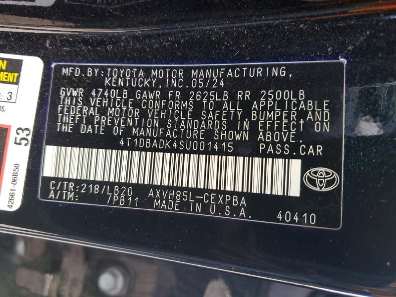 2025 Toyota Camry xse