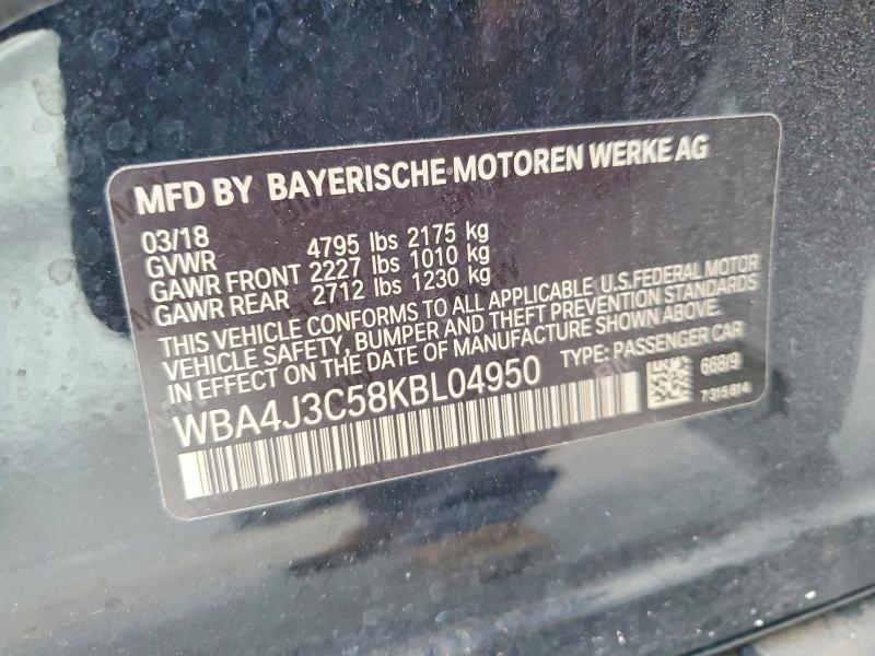 2019 BMW 430xi Gran Coupe