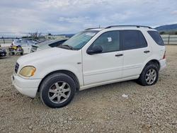 Mercedes-Benz salvage cars for sale: 1999 Mercedes-Benz Ml 430
