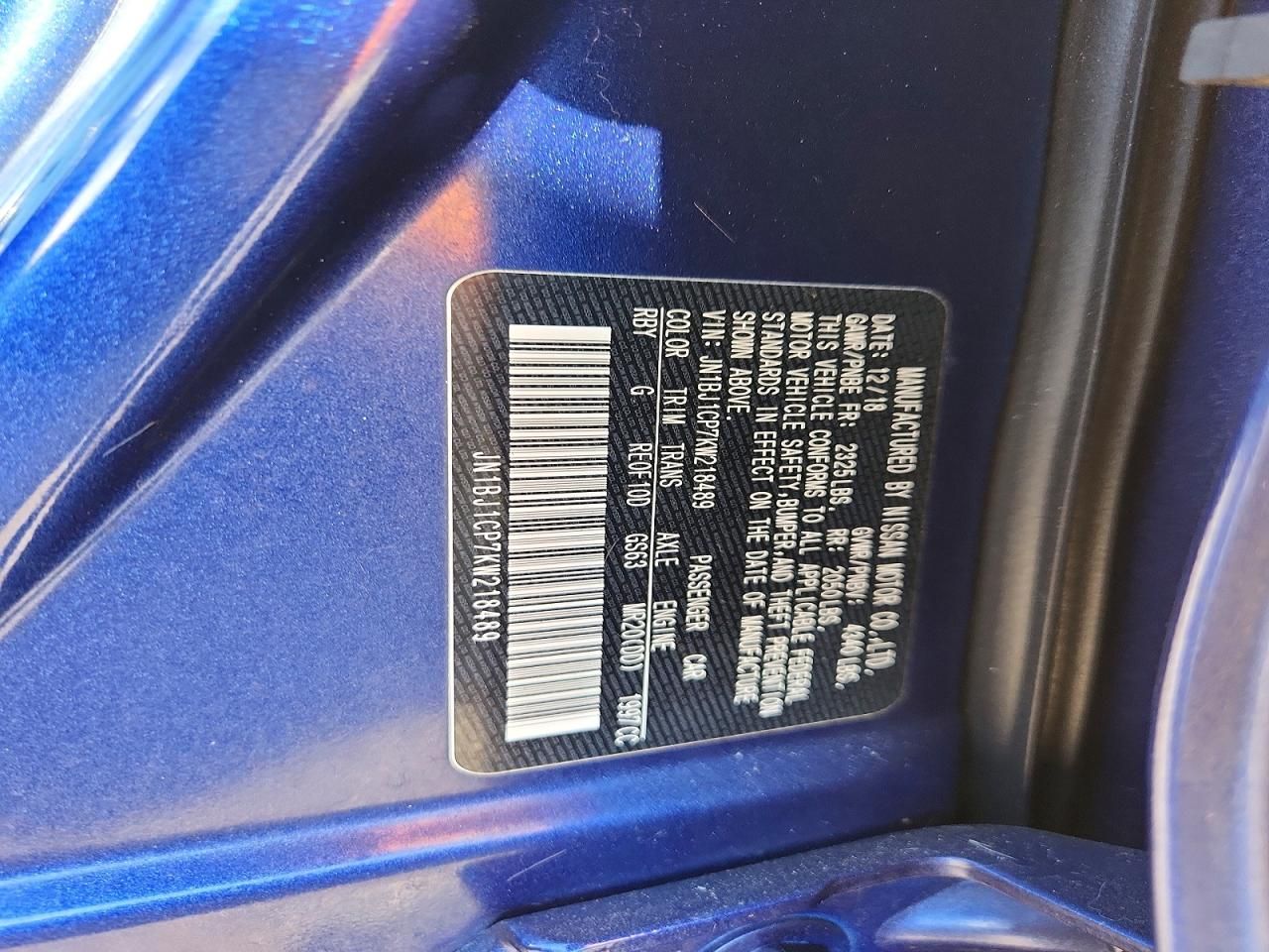 2019 Nissan Rogue Sport s