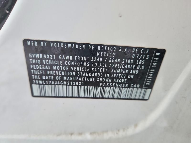 2016 Volkswagen Jetta sel