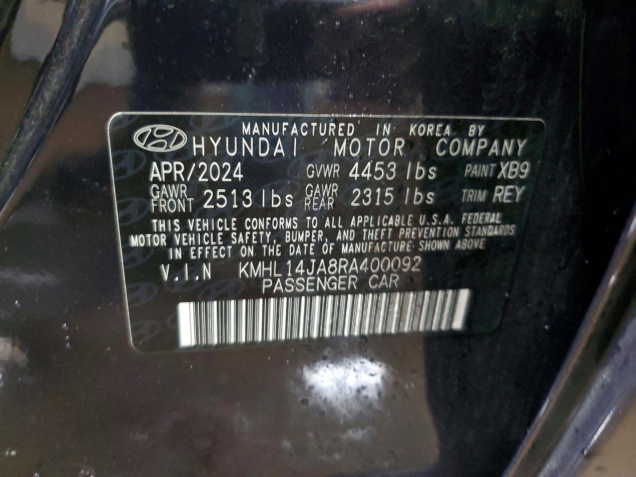 2024 Hyundai Sonata sel