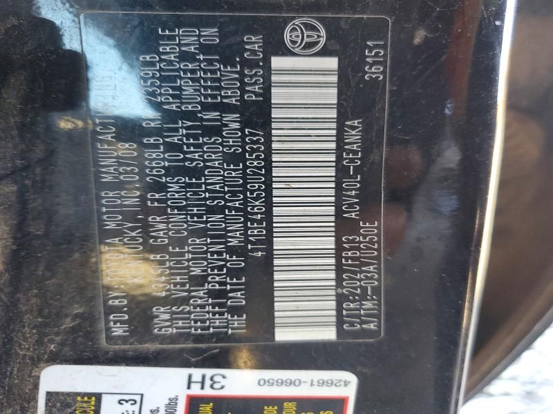 2009 Toyota Camry Base
